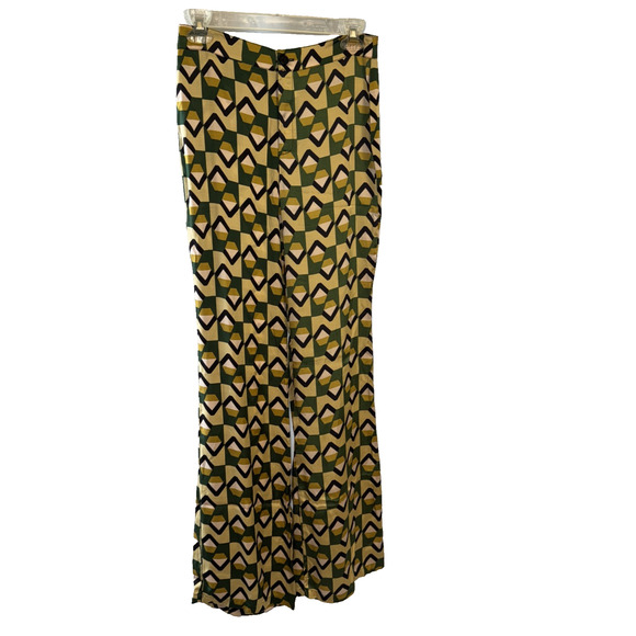 Zara The Safia Geometric Printed Pant Size XS - Picture 2 of 12